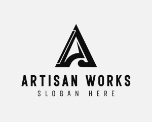 Craftsman - Stylish Artisan Letter A logo design