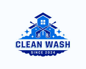 Power Wash Home Cleaning logo design