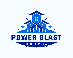 Power Wash Home Cleaning logo design