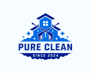 Power Wash Home Cleaning logo design