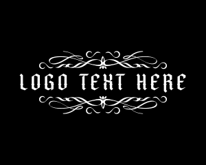 Funerary - Ornamental Gothic Tattoo logo design