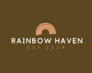 Kindergarten Rainbow Apparel logo design