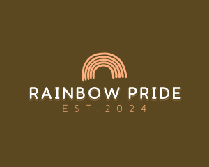 Kindergarten Rainbow Apparel logo design