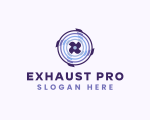 Exhaust - Exhaust Ventilation Fan logo design