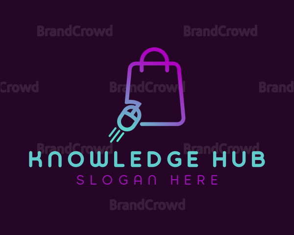 Online Shopping Bag Logo