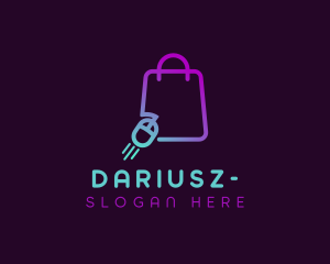 Web - Online Shopping Bag logo design