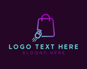 Online Shopping Bag Logo