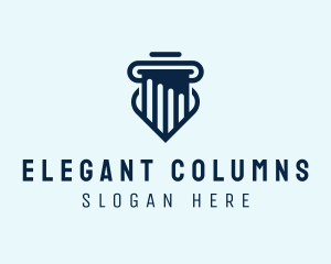 Law Firm Pillar Finance logo design