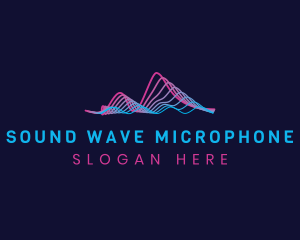 Music Sonic Sound Wave  logo design