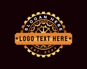 Cog Wheel - Engine Mechanical Gear logo design