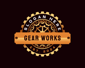 Engine Mechanical Gear logo design