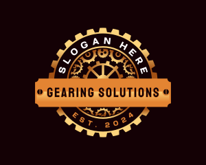 Gearing - Engine Mechanical Gear logo design