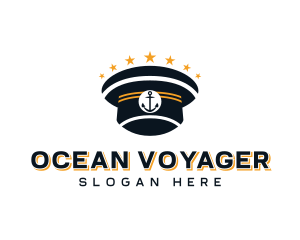 Captain Hat Seafarer logo design