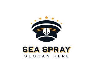 Captain Hat Seafarer logo design