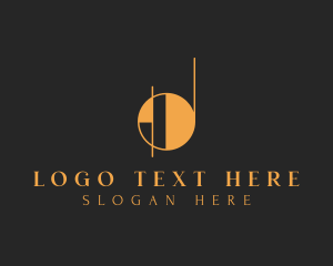 Financing - Luxury Letter D logo design