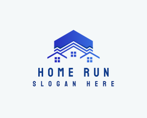 Home Roofing Builder logo design