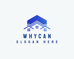 Home Improvement - Home Roofing Builder logo design