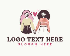 Non Profit - Friendship Woman Buddy logo design