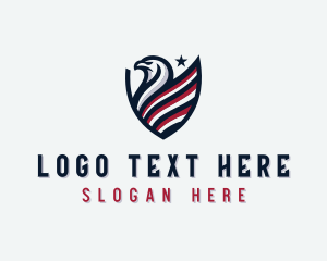 Patriotic - Patriot Eagle Shield logo design