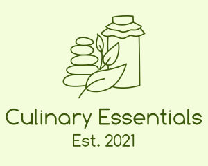 Essential Oil Massage  logo design