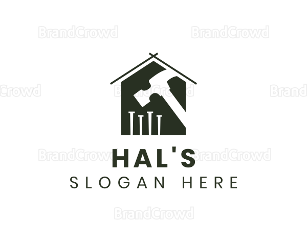 Hammer Nail Repair Logo