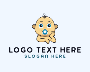 Cartoon - Happy Baby Apparel logo design