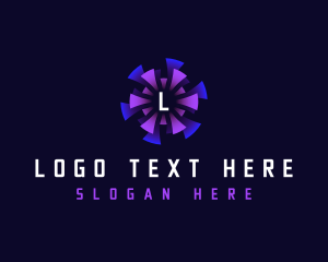 Abstract - Vortex Digital App logo design