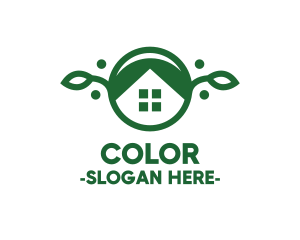 Window - Green Vegan House logo design