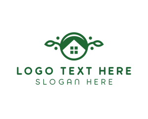 Green Vegan Home logo design