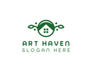 Green Vegan Home logo design