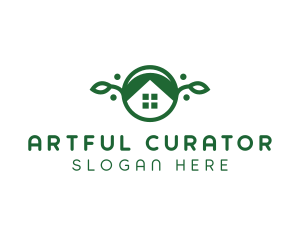 Green Vegan Home logo design