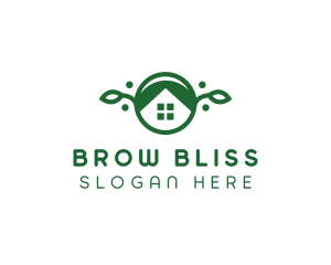 Green Vegan Home logo design