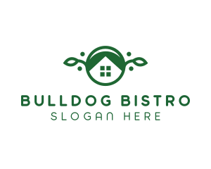 Green Vegan Home logo design