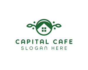 Green Vegan Home logo design