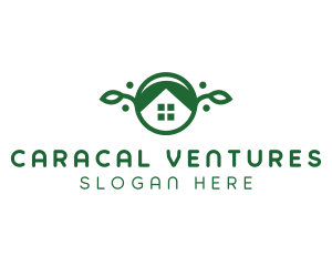 Green Vegan Home logo design