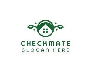 Green Vegan Home logo design