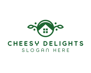 Green Vegan Home logo design