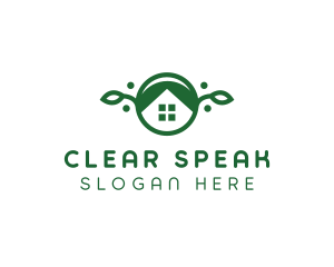 Green Vegan Home logo design