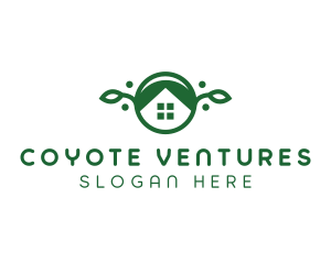 Green Vegan Home logo design