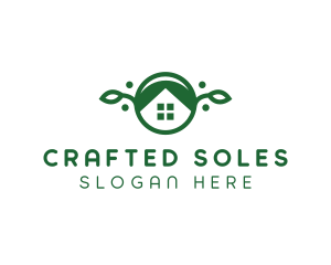 Green Vegan Home logo design