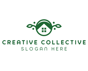 Green Vegan Home logo design