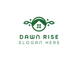 Green Vegan Home logo design