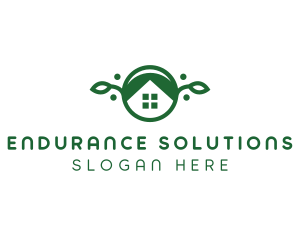 Green Vegan Home logo design