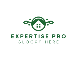 Green Vegan Home logo design