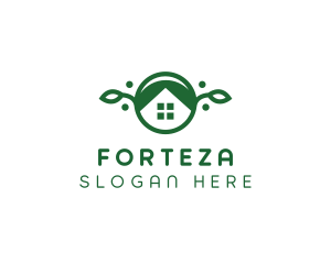 Green Vegan Home logo design