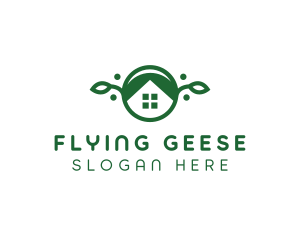 Green Vegan Home logo design