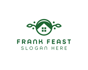 Green Vegan Home logo design