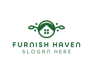 Green Vegan Home logo design