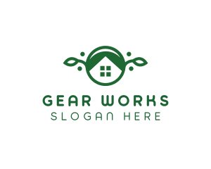 Green Vegan Home logo design