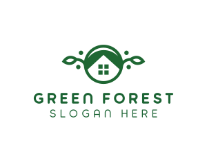 Green Vegan Home logo design